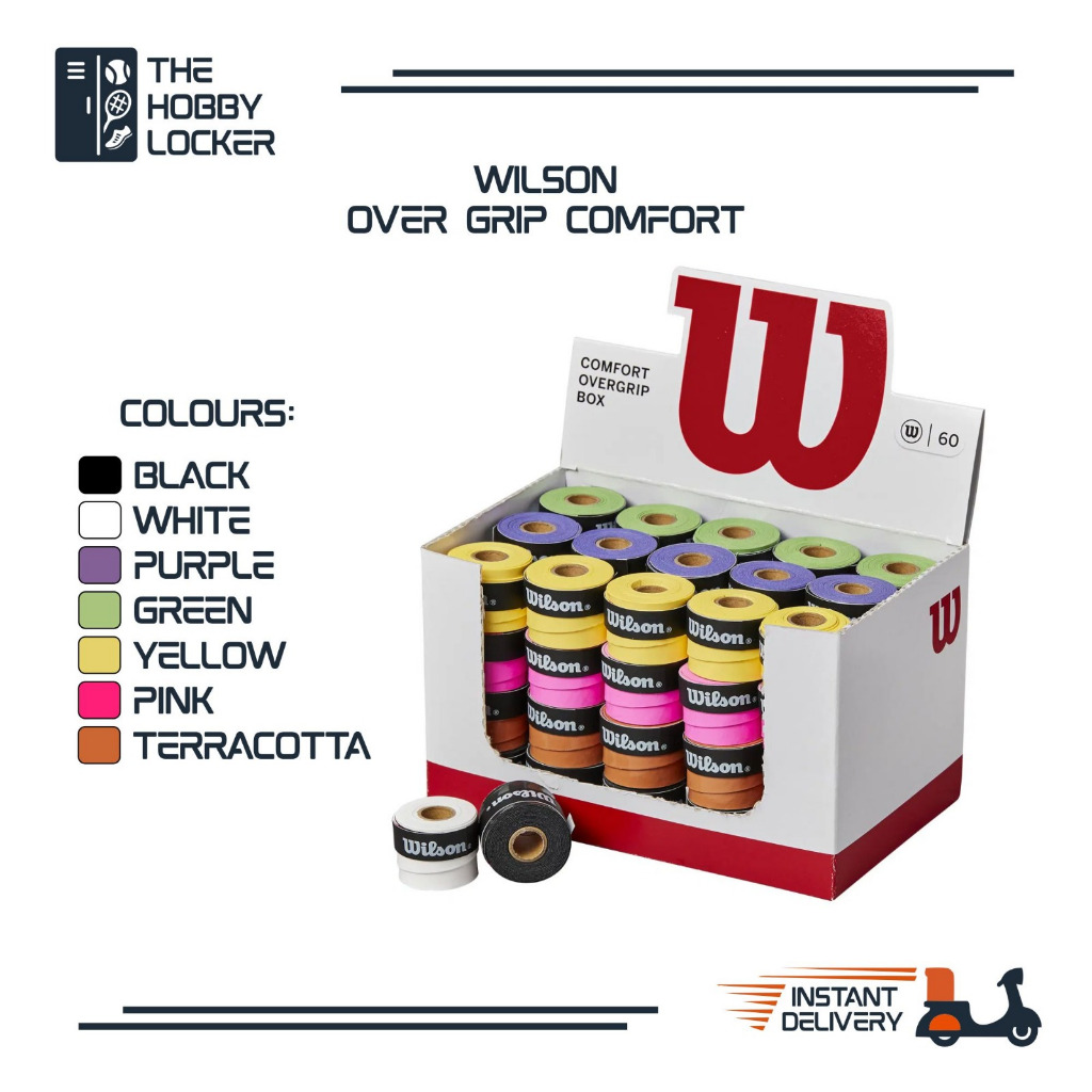 [READY] ไม้เทนนิส Wilson Overgrip Comfort Padel