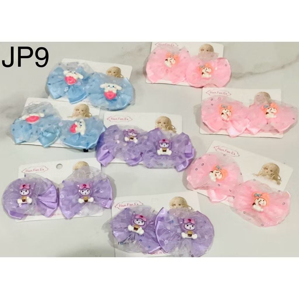 JP9 sanrio Kuromi กิ๊บติดผมคู่รัก กิ๊บติดผมเด็ก Kuromi