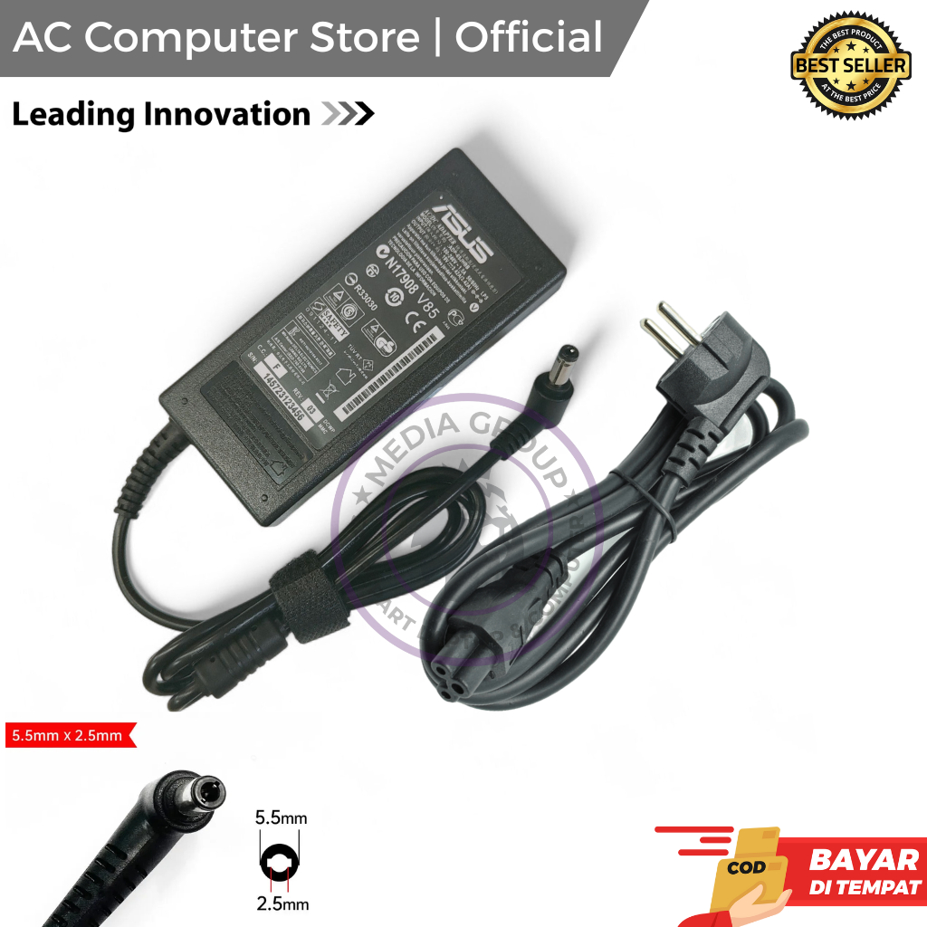 ASUS A43 A43E A43U A43F A43S K43S - 19V 3.42A Original CHARGER ADAPTER