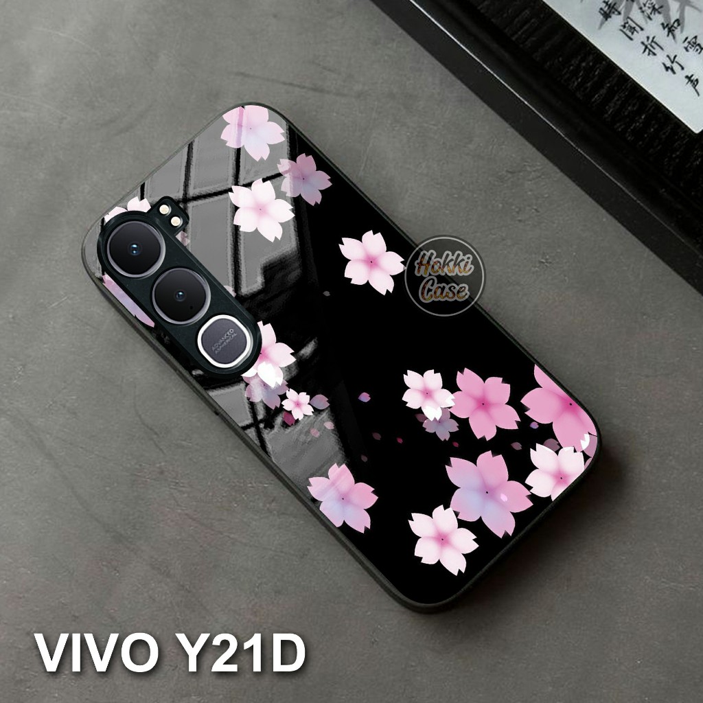 HP ล่าสุด Vivo Y21D Softcase - เคสกระจก Vivo Y21D - เคส Vivo Y21D - ซิลิโคนสําหรับ Vivo Y21D - เคสโท