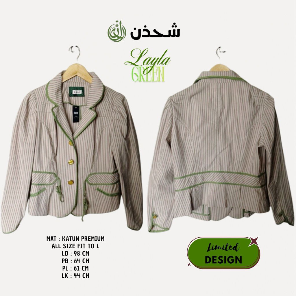 Layla Blazer Stripe Layla by Shahzain