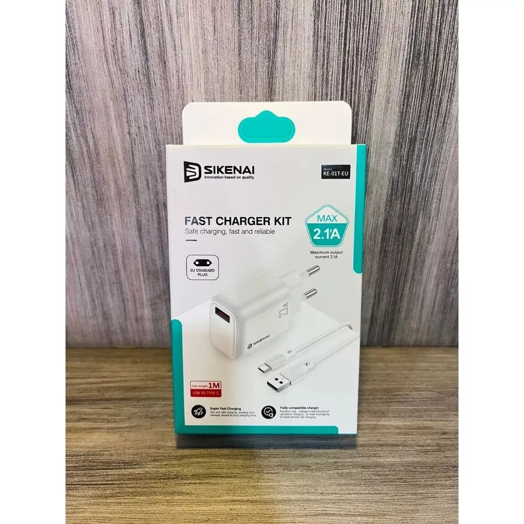 TC SIKENAI KE-01T-EU MAX 2.1A + สาย TYPE C