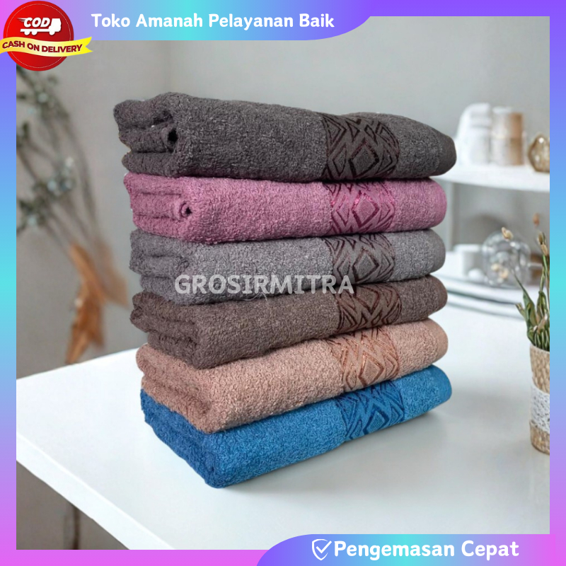 SMALL TOWEL ขนาด 35x75 ผ้าขนหนูเช็ดหน้าสําหรับเล่นกีฬา Salon Travelling พกพาสะดวกดูดซับน้ํา - TRIANG