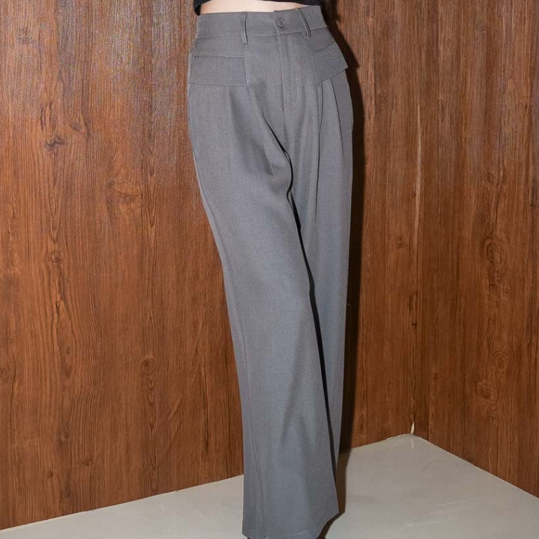 This Is April Claire Pants Womens Official Grey and White Culottes