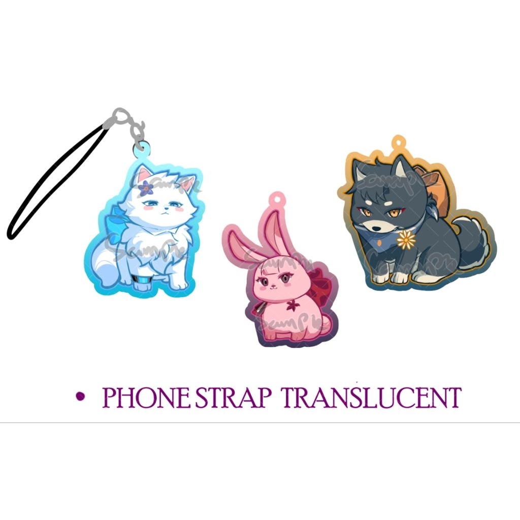Phonestrap fanmerch Link Click Pet series โดย SupNutIjo