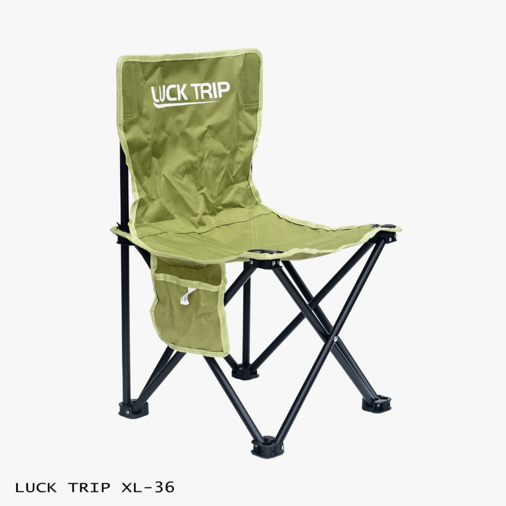 Luck Trip เก้าอี้พับกลางแจ้งแบบพกพา Camping เก้าอี้พับ Mountain Camping Easy XL - 36