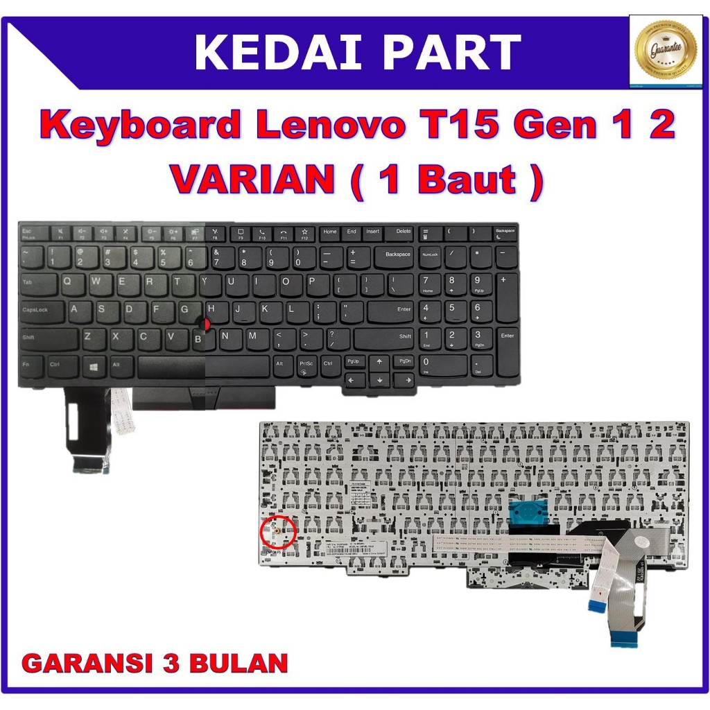 Lenovo ThinkPad T15 P15s Gen 1 Gen 2 20W4 20W5 20W6 20W7 ตัวชี้คีย์บอร์ด