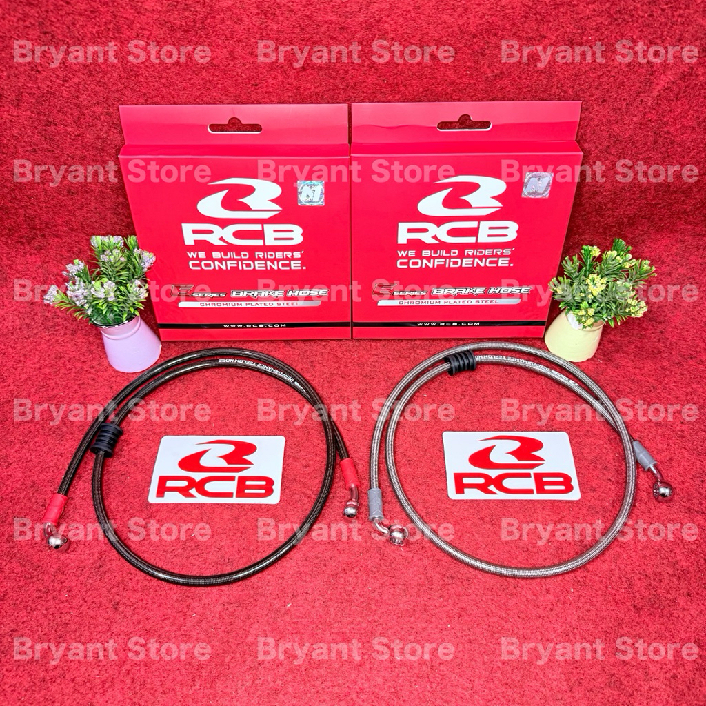 RCB RACING ORIGINAL BRAKE HOSE 550 มม.950 มม.1000 มม.2000 มม.สําหรับด้านหน้าและด้านหลังรถจักรยานยนต์