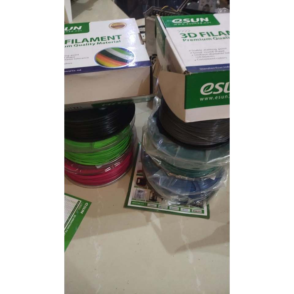 เส้นใยและเรซิ่น 3D เครื่องพิมพ์ Esun ABS Plus และ Anycast 1 ลิตร 500gr DLP SLA FDM Filament PLA
