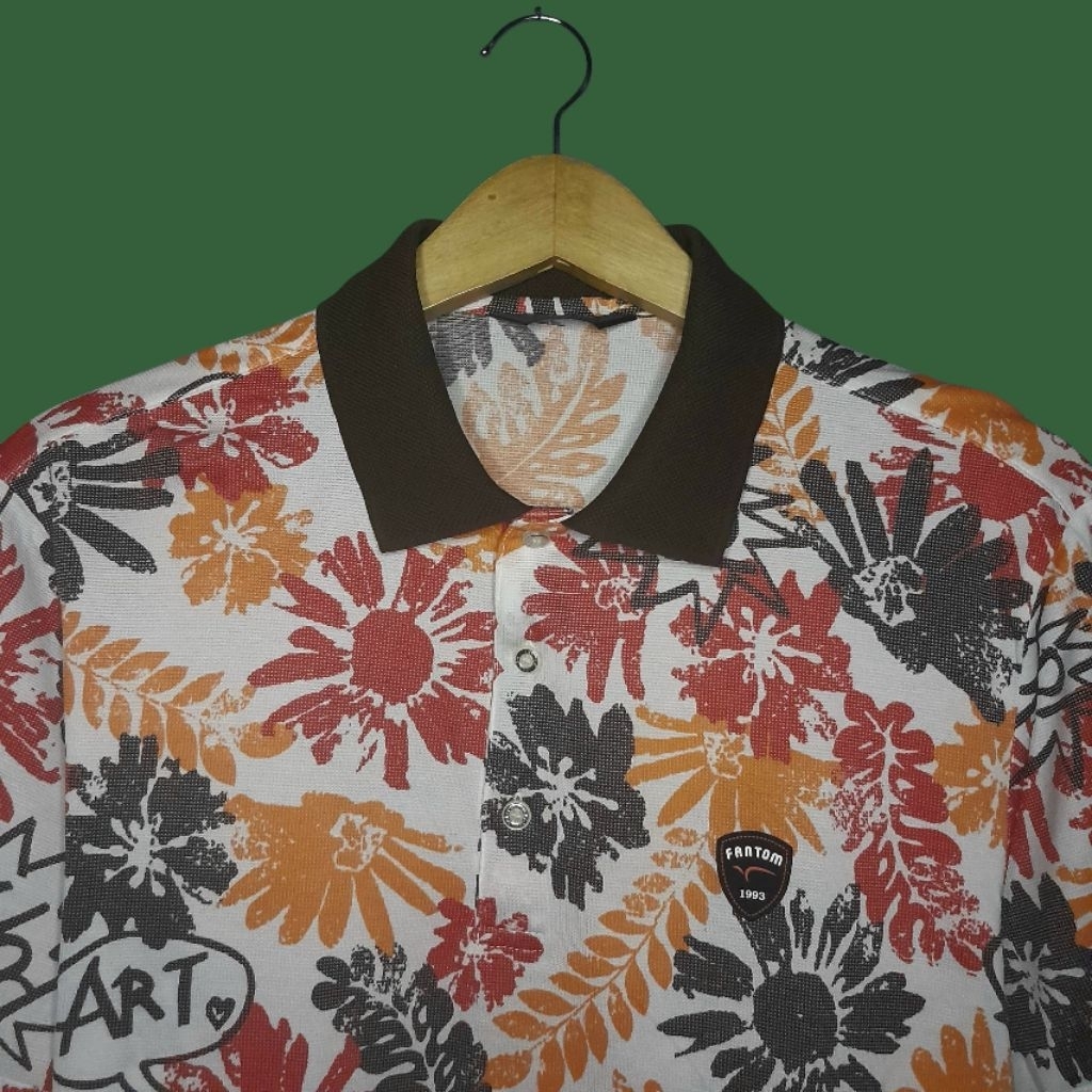 FANTOM AOP เสื้อยืดคอปกกีฬาผู้ชาย เสื้อกีฬาผู้ชาย TOP