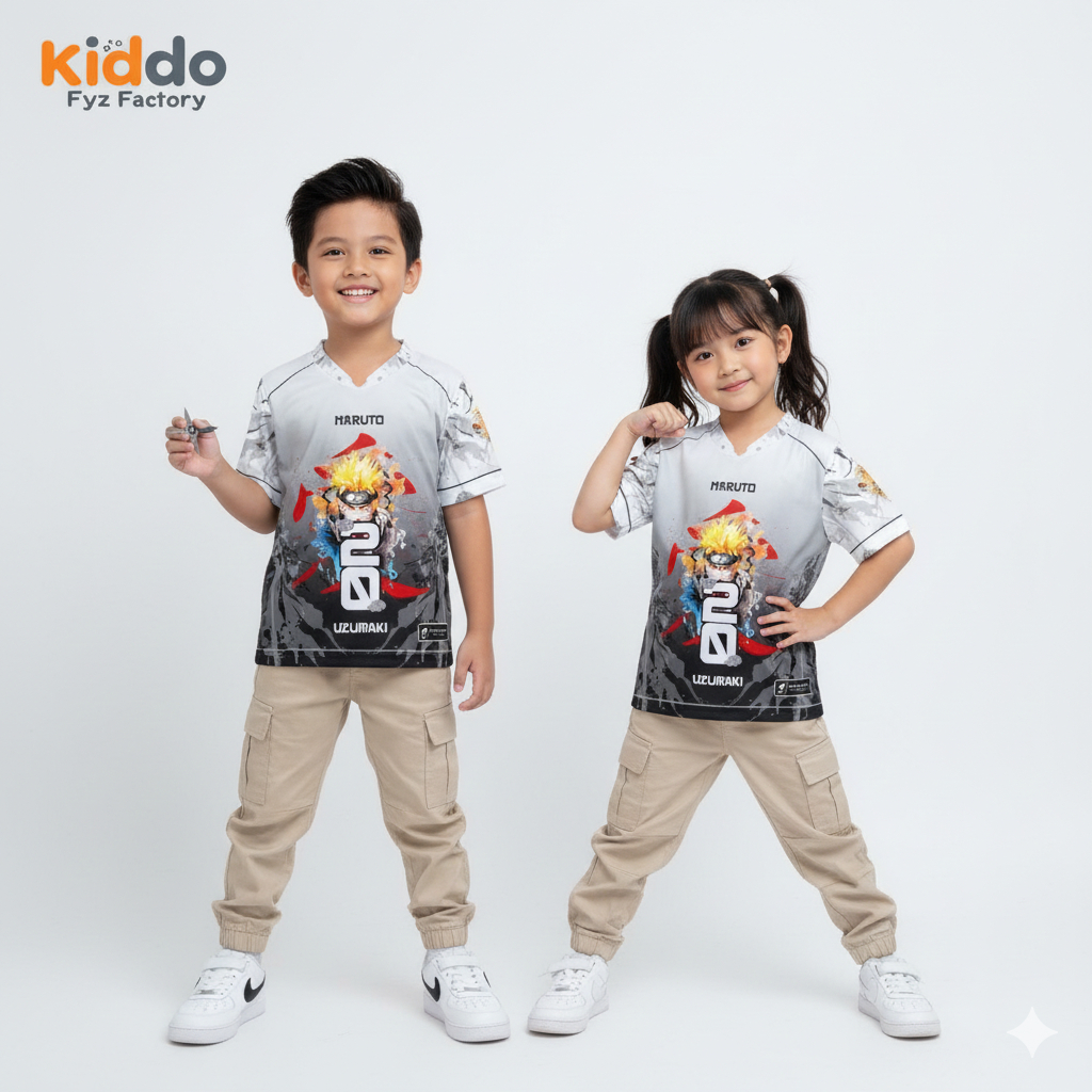 Anime Kids Jersey Kids Dryfit Brazil Milano Casual Rugby Streetwear Vintage Hockey Unisex