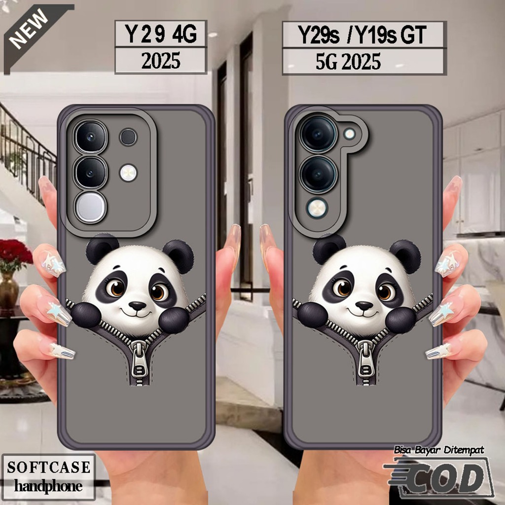VIVO Y29 4G Silicone - เคส VIVO Y29S - เคส VIVO Y19S GT _เคส softcase สีดําใสยืดหยุ่นสุดเท่