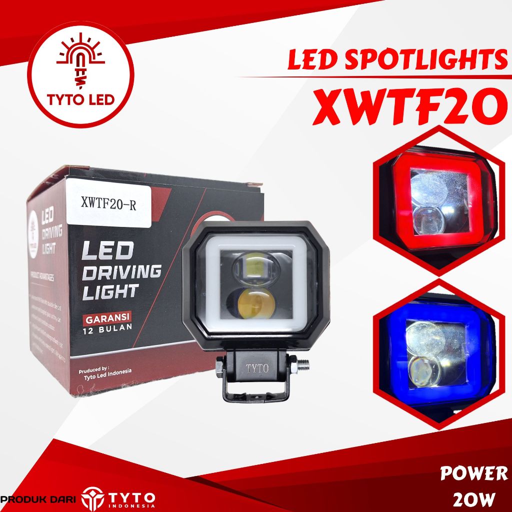 MATA 2 Eyes 4D LED Spotlight Far Near 20W Dual Color 2 Eyes