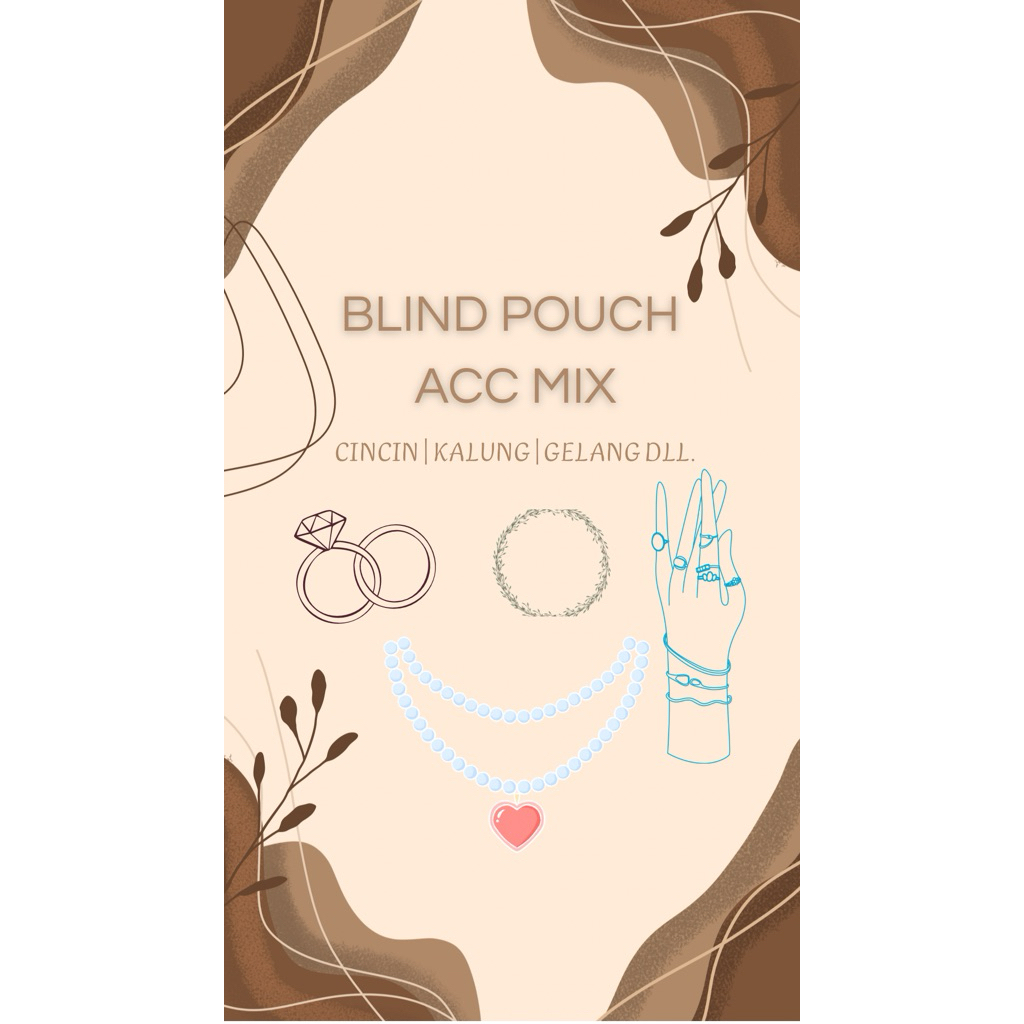BLIND POUCH ACC MIX RING | สร้อยคอ | BRACELET ETC