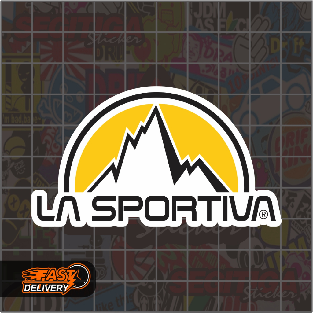 สติ๊กเกอร์แบรนด์ La Sportiva Outdoor ขนาด 8 x 4.5 Cm