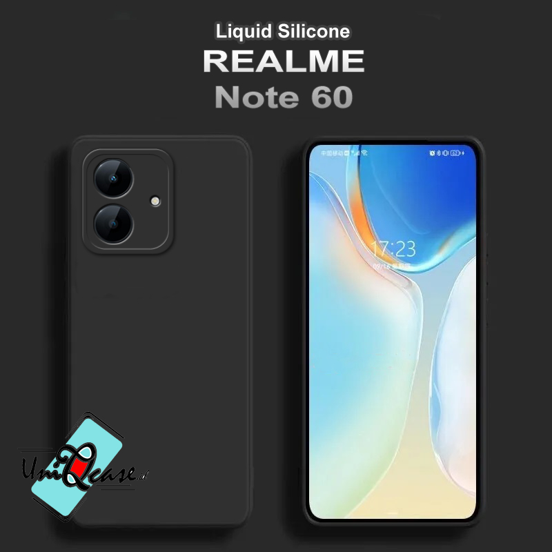 Plain Macaron Softcase Realme Note 60 - ขอบสี่เหลี่ยม - เคสธรรมดาสําหรับ Realme Note 60 - Realme Not