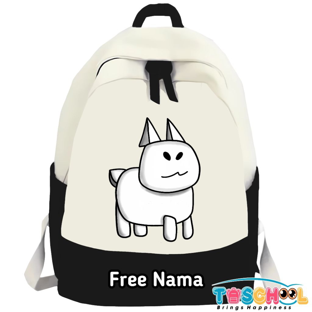 GUBBY FORSAKEN ROBLOX CHARACTER CHILDRENS BACKPACK ฟรีชื่อ