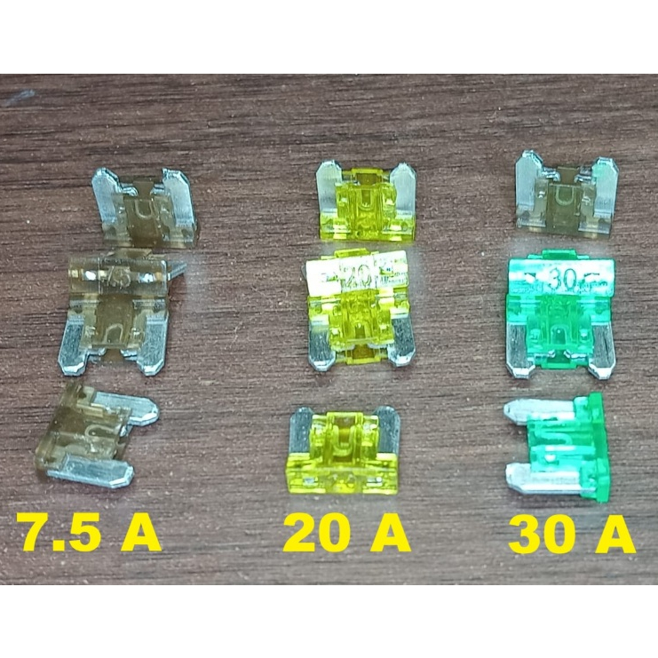 Plug-in Fuse / Buntung / Micro Fuse 7.5A 20A 30A MICRO FUSE - FLOSSER DX MICRO FUSE BUNTING
