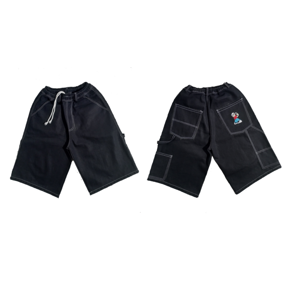 Pressure - Jort Pants Raw Black Denim