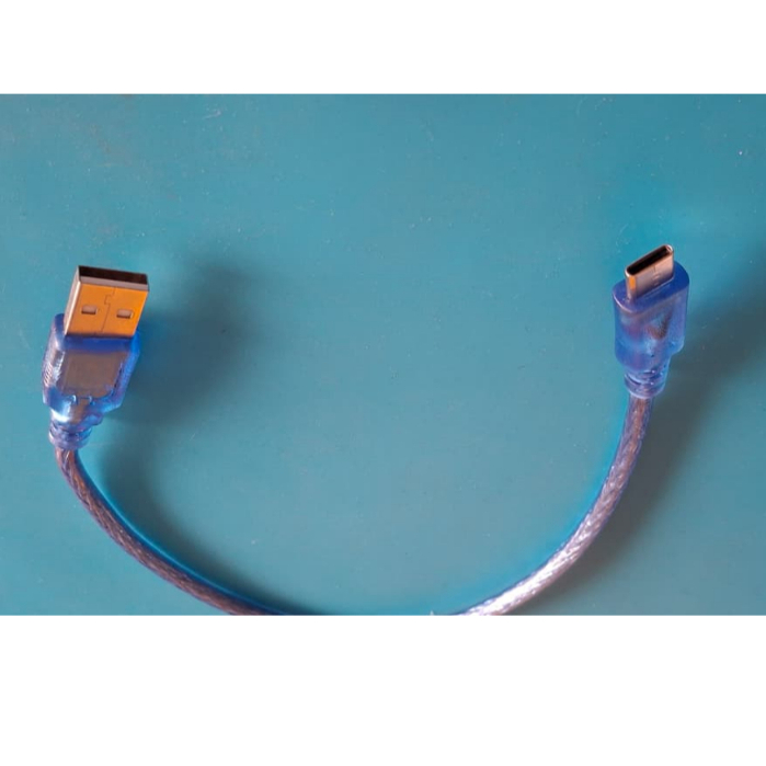 สาย USB TYPE-C 30 ซม. สีฟ้าสําหรับ ESP8266 / ESP32