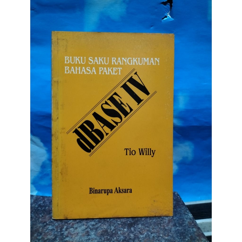 BOOK POCKET BOOK LANGUAGE SUMMARY แพ็คเกจ DBASE IV โดย TIO WILLY