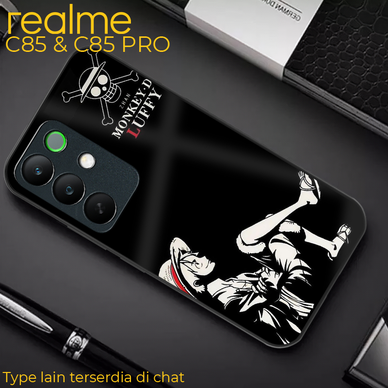 HP เคสโทรศัพท์ Realme C85 / C85 PRO ล่าสุด Silicon Glossy Camera Protect {SK11}