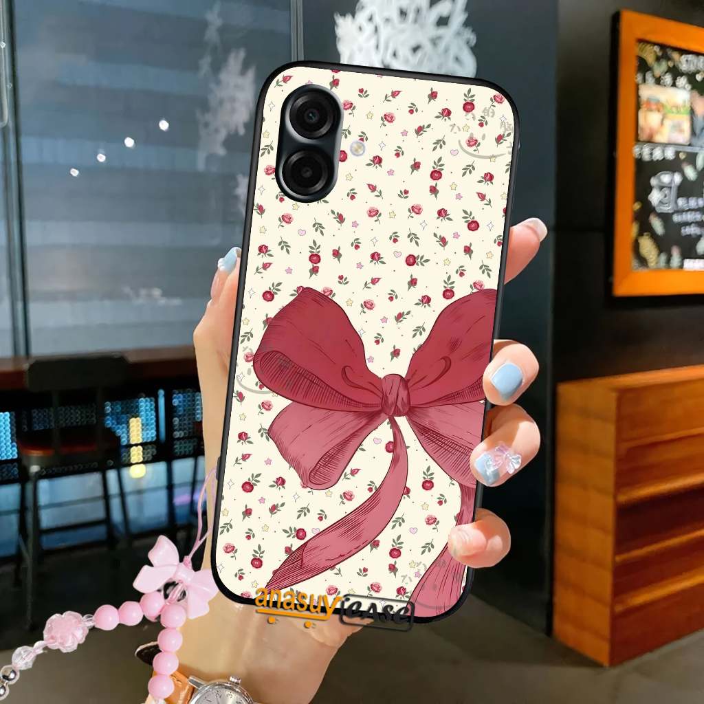 Softcase Glass + Strap Hp Samsung A07 ใหม่ล่าสุด 2025 และ [SC296] Casing hp for Samsung A07 ชําระปลา