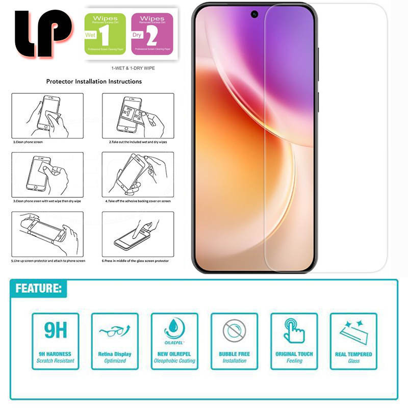 LAYAR LP HD Tempered Glass Vivo X300 Pro - Anti-Scratch Front Screen Protector Glass Screen Guard Co