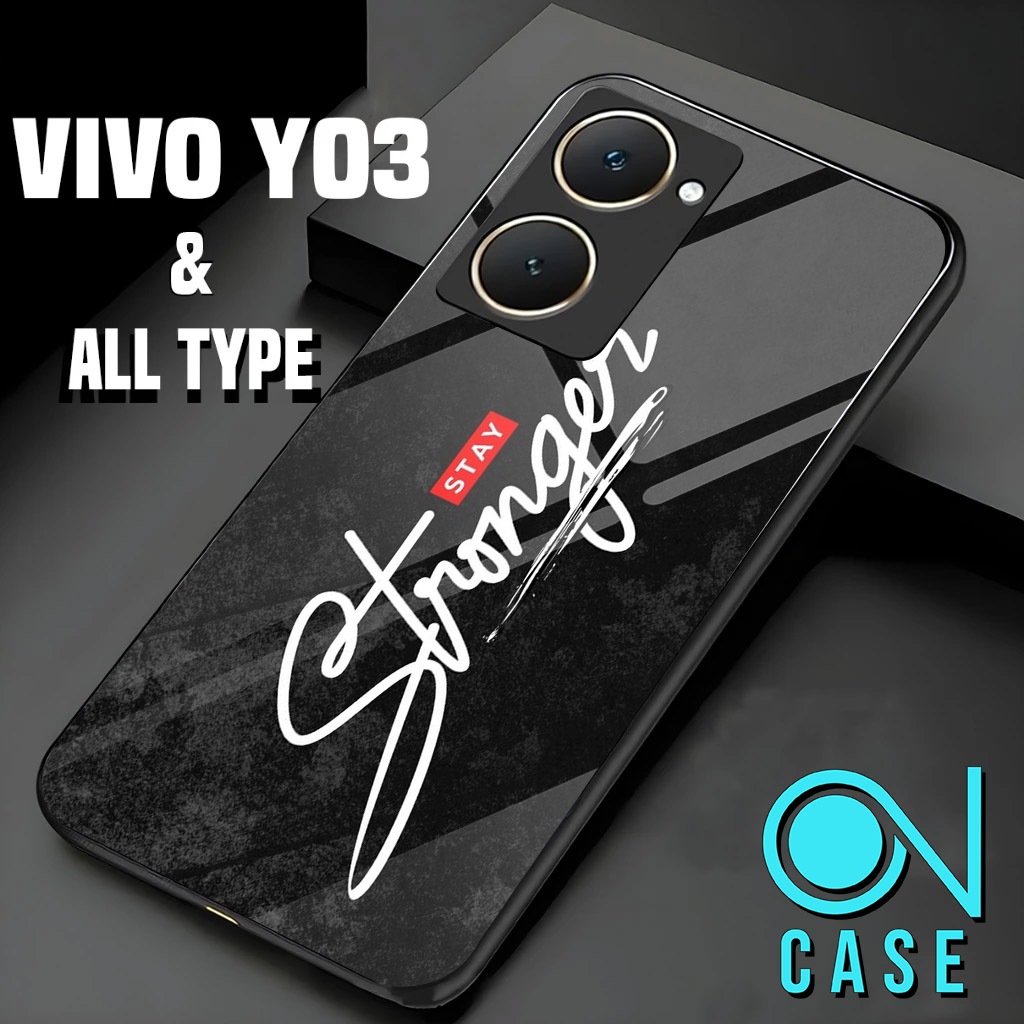 HP VIVO Y03 Y18 mistercase11 Motif Case [WORDS] เคสโทรศัพท์เคลือบเงา Hardcase Softcase