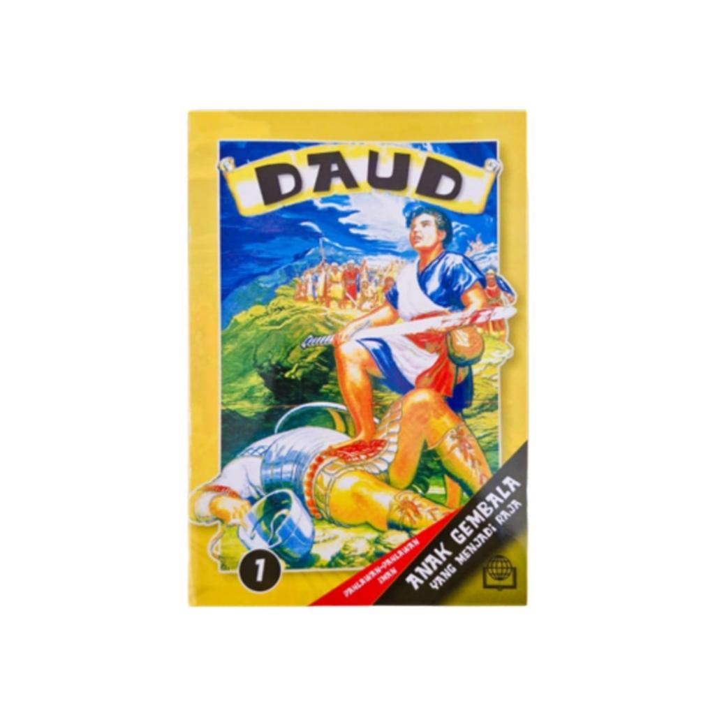 การ์ตูนพระคัมภีร์ Daud Series 1 - ขนาดใหม่ LAY ขนาด 14.5 x 21 x 0.3 ซม. ภาพสี Bible ตัวเลข