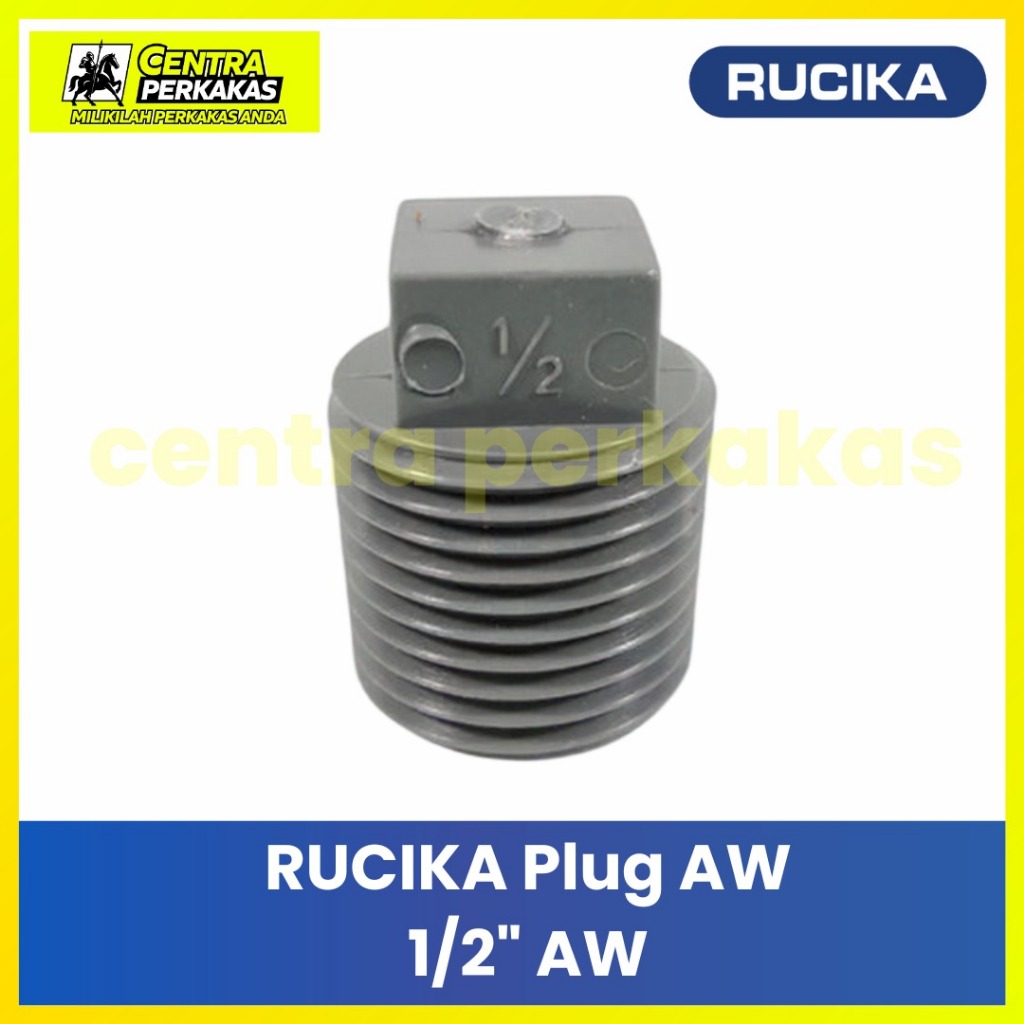 Rucika Plug AW PVC Pipe Cap / AW Rucika Pipe Cap (ต้นฉบับ)