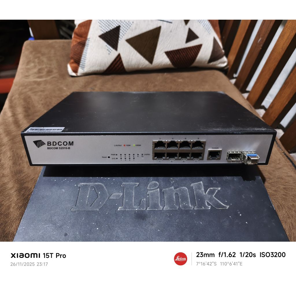 การจัดการฮับสวิตช์ BDCOM S2510-B