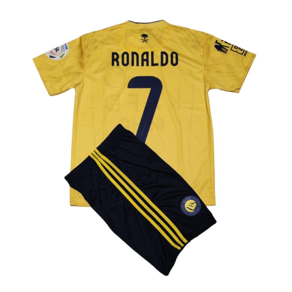 AL NASSR RONALDO 7 AURI SPORT KIDS JERSEY SET