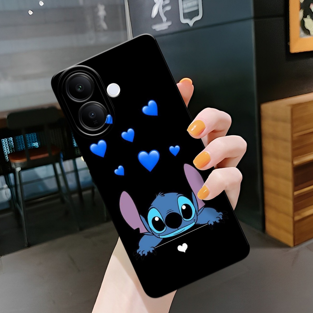 HP ล่าสุด iQOO Z10R 5G 2025 Softcase - เคส Stitch แฟชั่น - เคส iQOO Z10R 5G 2025 - เคส Pro Camera Si