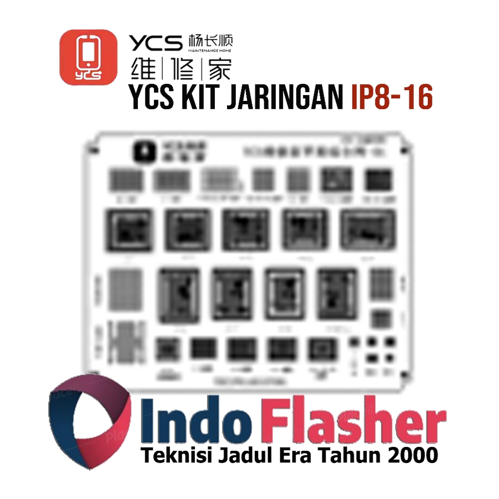 YCS IP8-16 Network Kit - ลายฉลุ IC Rebalding