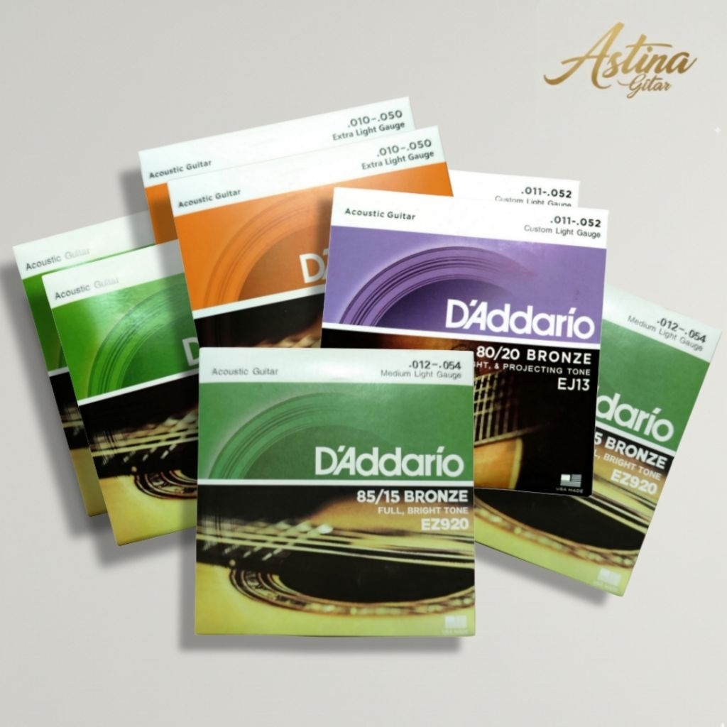 สาย Daddario อะคูสติกนําเข้า คุณภาพทนสนิม EZ920, EZ900, EJ13,EZ920