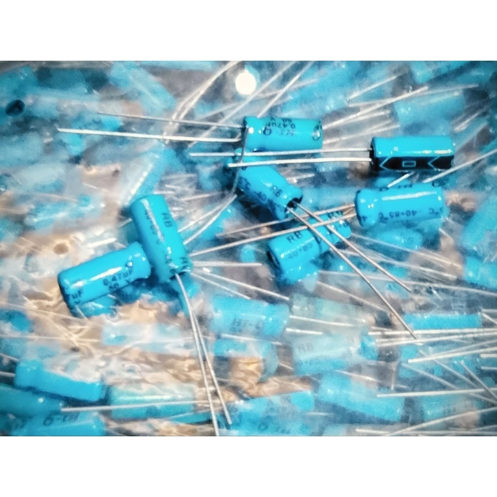 Elco 0.47uf 50v 10 ชิ้น