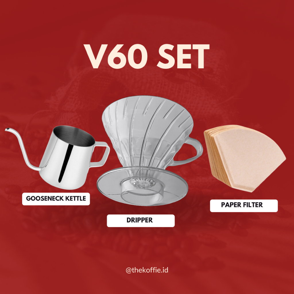 2025 V60 Dripper Filter Kettle Package