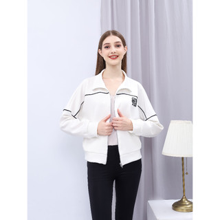 FUB Jacket Zipper Boxy Oversize Bordir Fub one stripe Lengan Panjang Berkerah