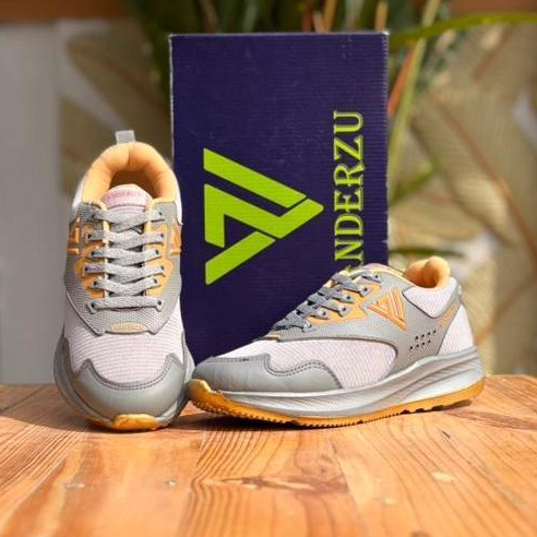 Vanderzu FR302 Original Grey Gold รองเท้าผ้าใบวิ่งกลางแจ้งสําหรับบุรุษและสตรี