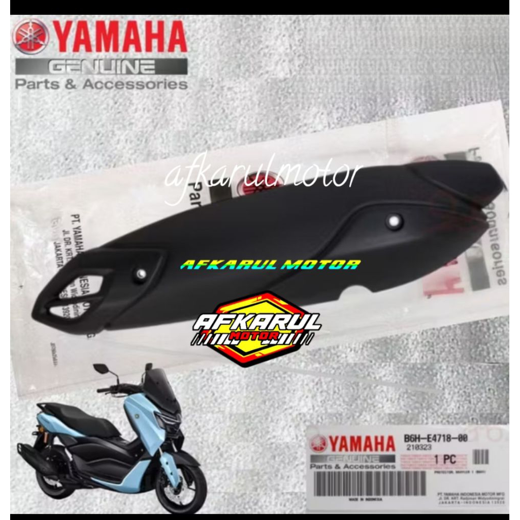 YAMAHA NEW NMAX TURBO TECHMAX ULTIMATE / NEO ORIGINAL EXHAUST COVER B6H-E4718-00