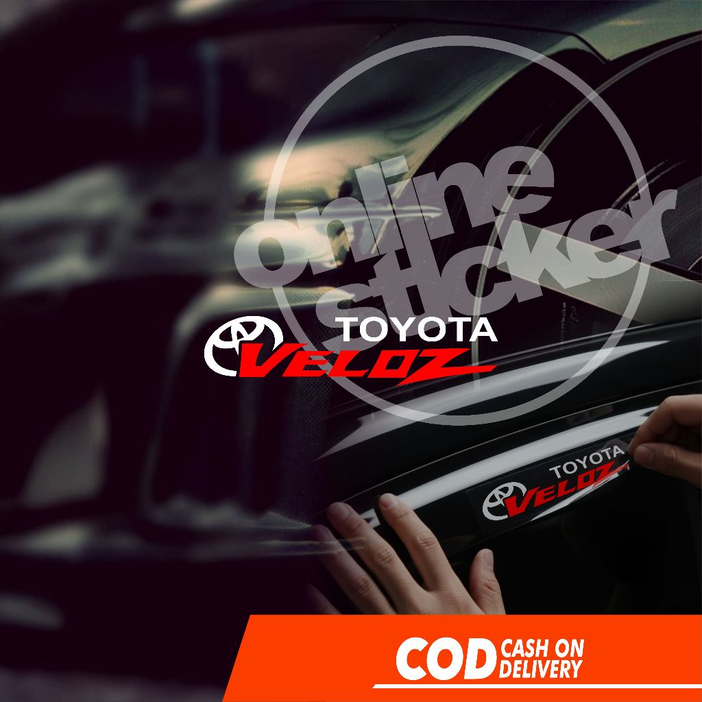 สติ๊กเกอร์ Toyota Veloz All Gutter | ตัดไฟขึ้น