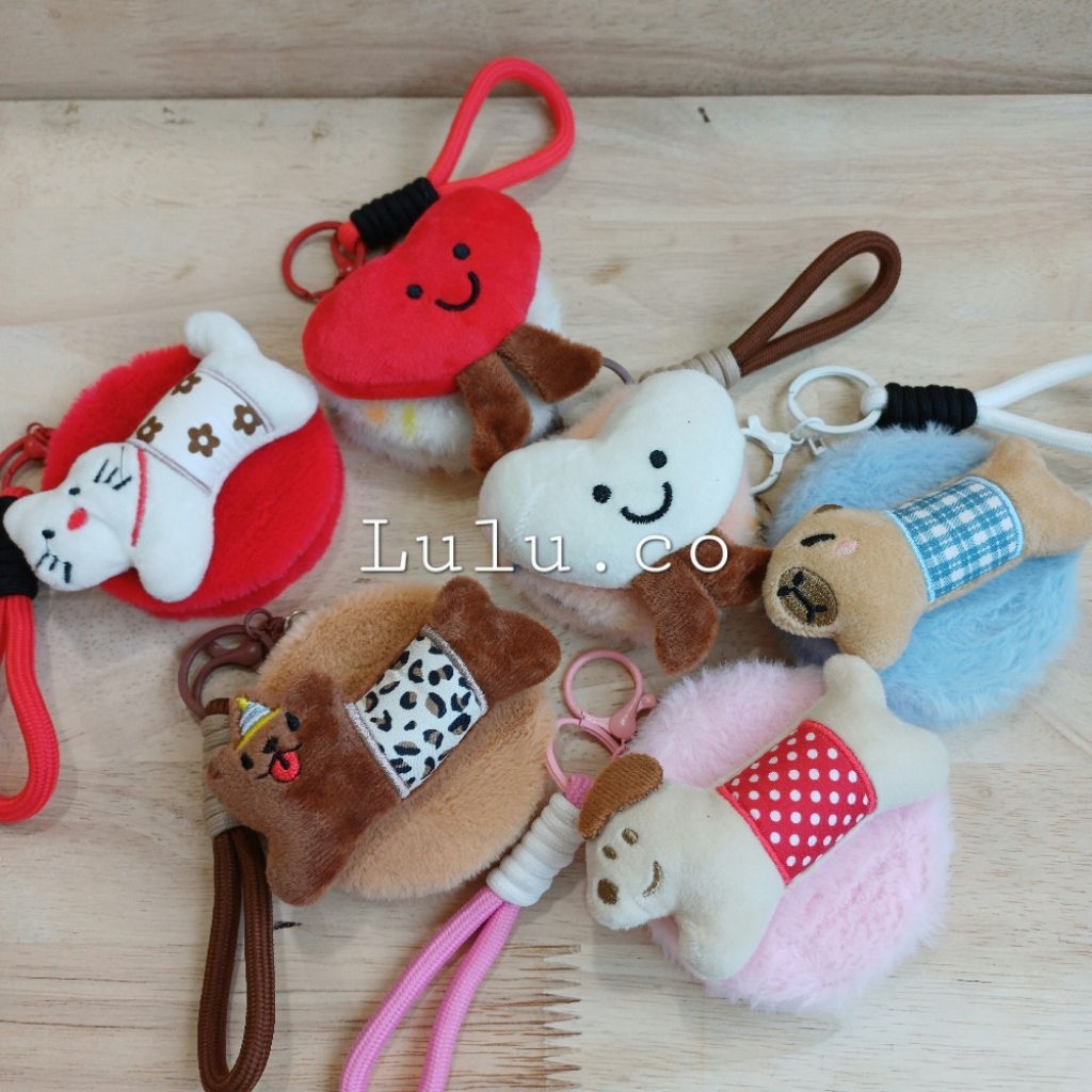 กระจกแต่งหน้า 2 ด้าน DOG PUPPY CAT CAPYBARA LOVE WS0053