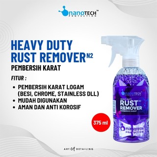 RUST REMOVER HEAVY DUTY - nanoTECH PROTECTION - PEMBERSIH KARAT - PENGHILANG KARAT - PEMBERSIH MESIN MOTOR - PEMBERSIH MESIN MOBIL - PENGKILAP MESIN - PEMBERSIH KERAK MESIN