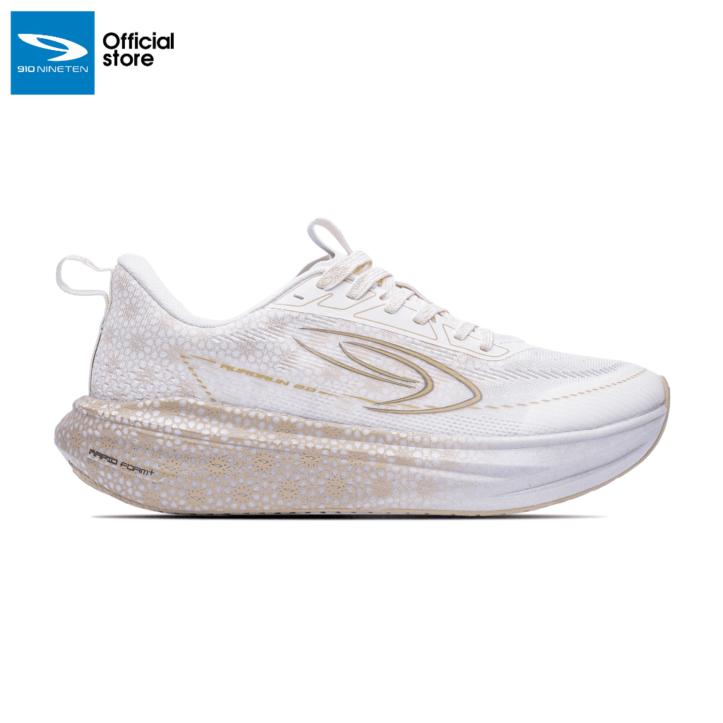910 Nineten Aurorun Stride SE 11TH Anniversary - White Beige/Gold/Yellow