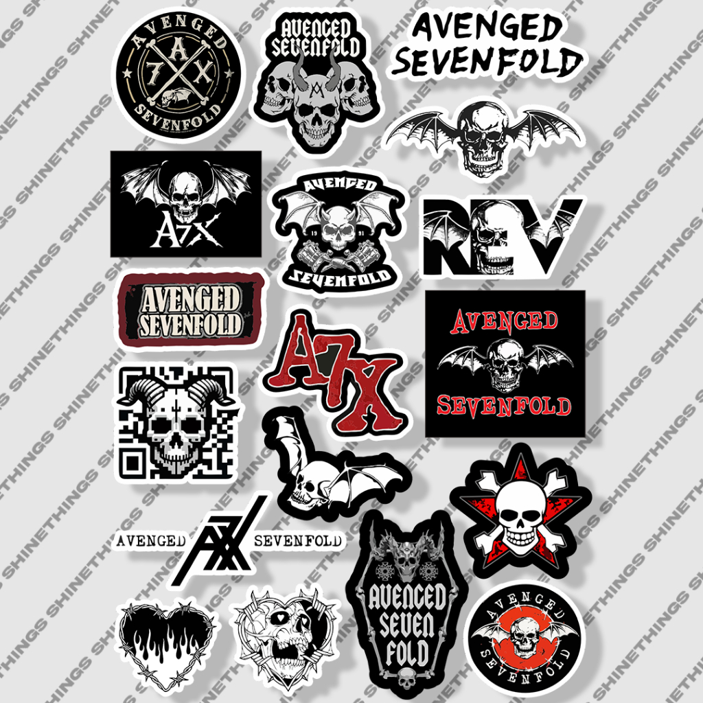 สติ๊กเกอร์ Avenged Sevenfold || สติ๊กเกอร์วงกันน้ํา Avenged sevenfold a7x