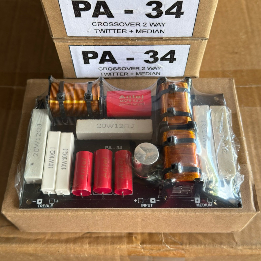 ครอสโอเวอร์ 2 Way Mid High / Crossover Passive 2 Way PA-34 / PA 34