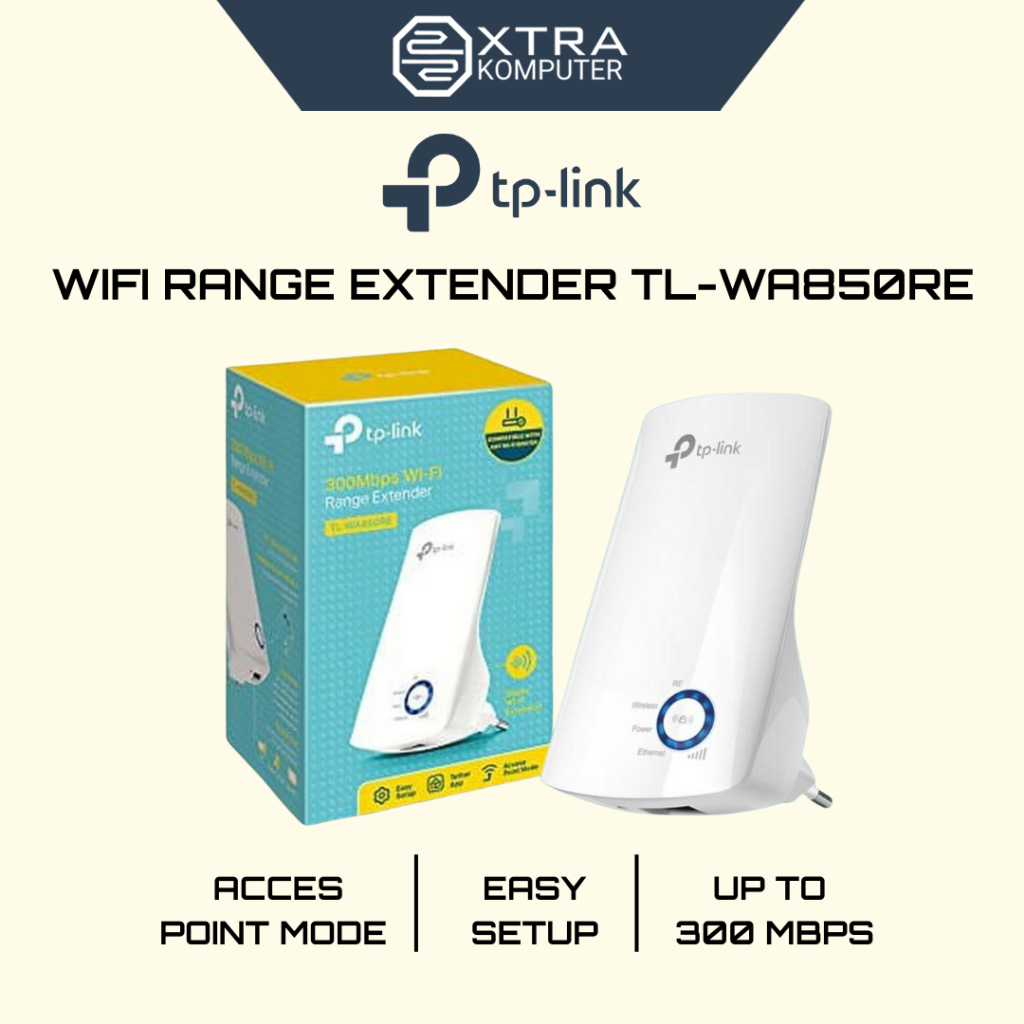 TP-Link TL-WA850RE เครื่องขยายสัญญาณ TPLINK 850RE Wifi Extender/ Repeater