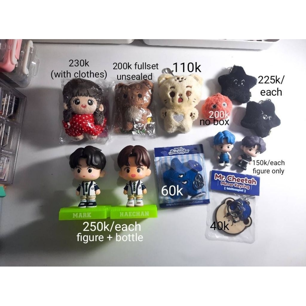 [READ DESCRIPTION] Haechan Gomchan Doll 10cm danji candy haechan ฟิกเกอร์สีดํา nct dream cgv mark dr