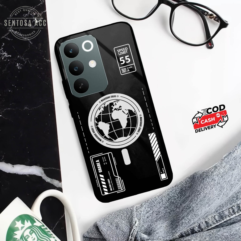 HP Sentosa_case - เคสโทรศัพท์กระจกสําหรับ Realme Note C85, C85 PRO [S119]